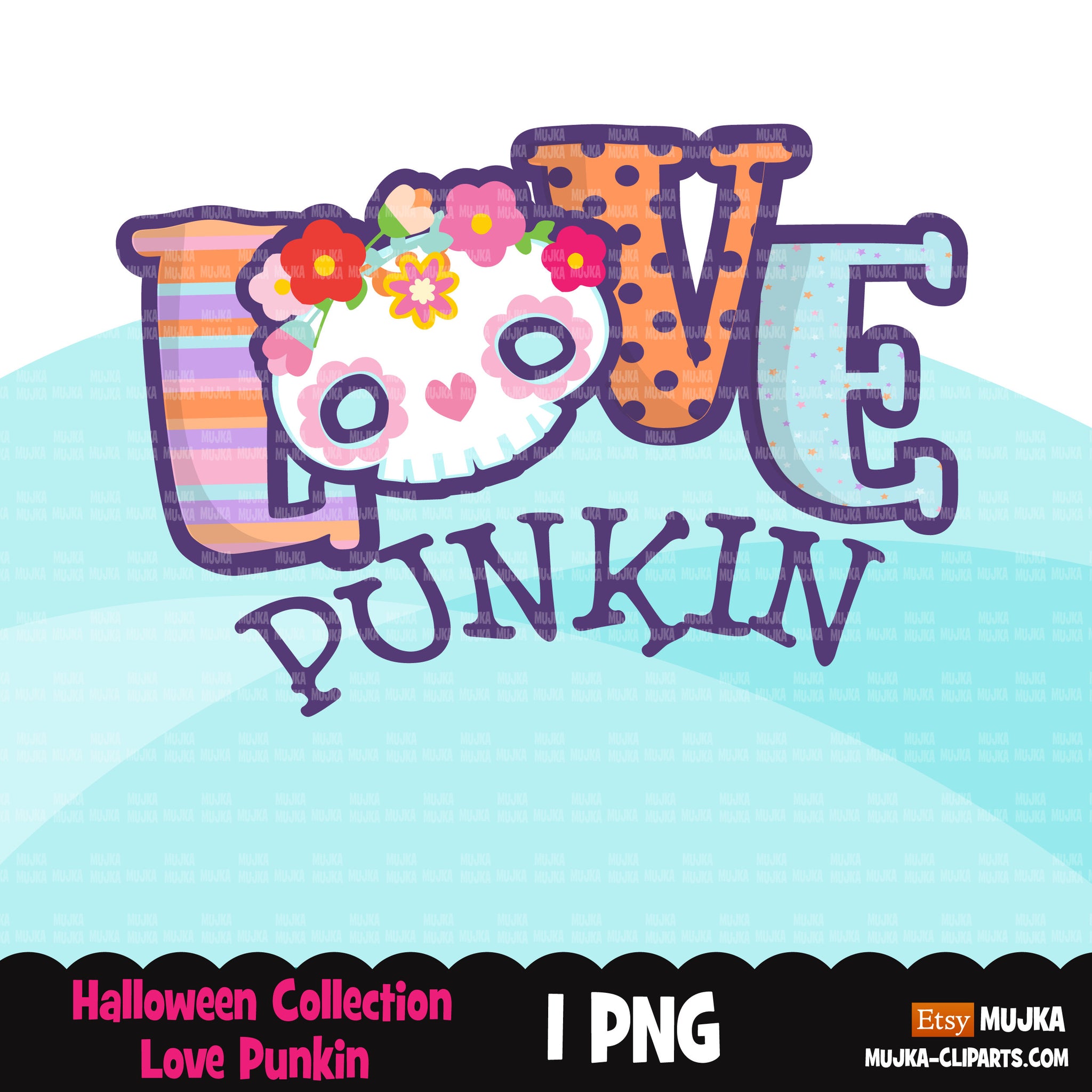 Halloween png, cute Halloween, punkin png, sugar skull sublimation designs, halloween baby sublimation designs, Cute skull png, pink skull