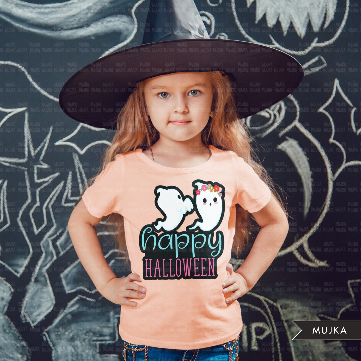Halloween clipart, happy Halloween png, ghost clipart, Halloween sublimation designs digital download, cute ghost png, siblings shirt