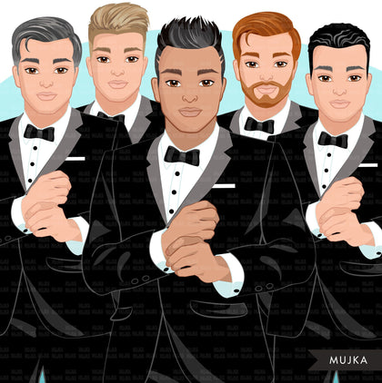 Men clipart Bundle, Latino man png, male clipart, Asian man clipart, man birthday designs, fathers day sublimation designs, Caucasian male