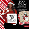 Christmas clipart, Fashion Clipart, Black Santa Clipart, Black women clipart, black girl png, afro santa, Christmas sublimation digital png