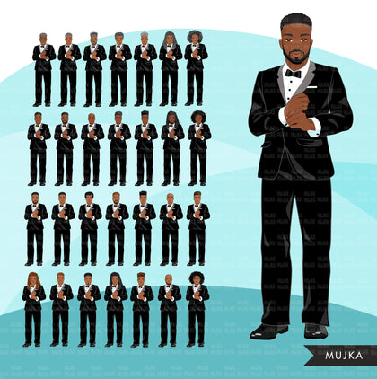 Men clipart Bundle, black man png, male clipart, latino man, man birthday designs, fathers day sublimation designs, afro male png, afro man