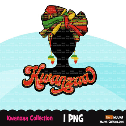 Kwanzaa png, Kwanzaa sublimation designs digital download, African heritage clipart, African woman png, Juneteenth png, Kwanzaa wall art, black history