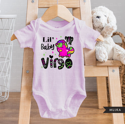 Baby girl zodiac bundle, horoscope png, zodiac signs png, baby zodiac shirts, baby girl png, lil baby png, sublimation designs digital png