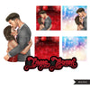 Valentine couple png, love png, couple Clipart, anniversary png, valentines day sublimation design, planner dolls png, wedding png