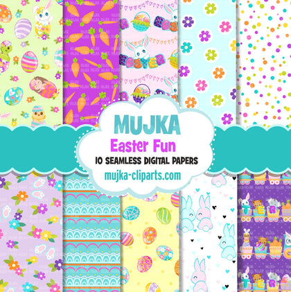 Easter Digital papers, spring digital papers, Easter seamless patterns, easter printable pattern, digital background, Easter png invitations