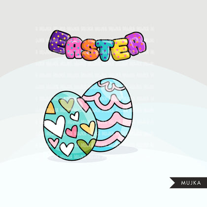 Easter Egg PNG, Easter egg Clipart, Easter egg coloring, B&W Easter egg, Easter digital stamps, Easter egg sublimation designs, hand drawn