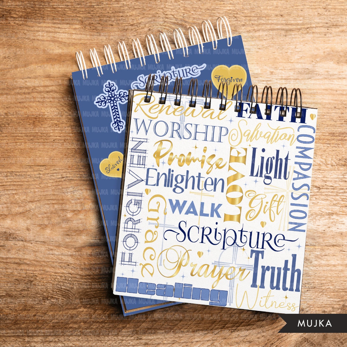 Christian Stickers for Bible Journaling Graphic by