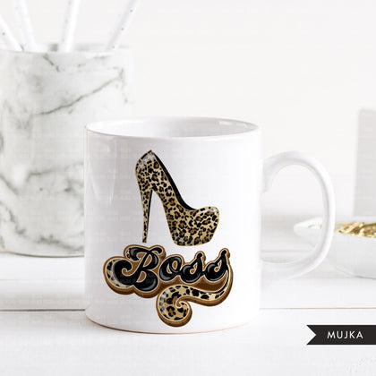 Boss png, Leopard Mom png, leopard boss png, mom sublimation designs, leopard high heels png, mom shirt, mothers day gift, sublimation png