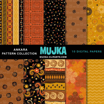 Juneteenth digital papers, African patterns, Juneteenth png, seamless pattern, geometric patterns, black history, African background