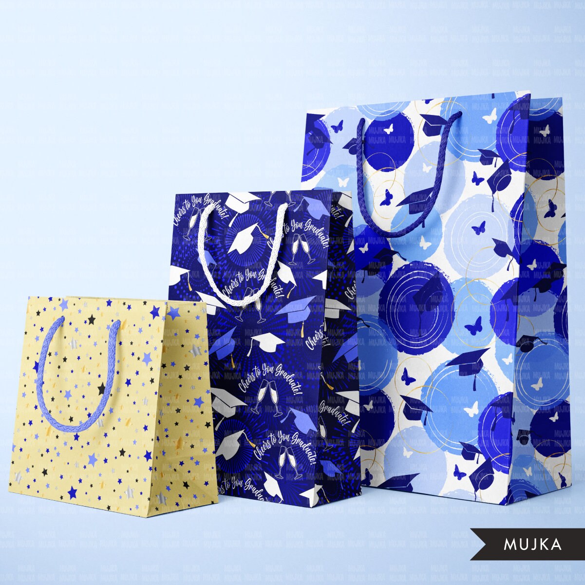 Graduation digital papers, school patterns, graduates patterns, seamle ...