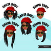 Black Santa Baby PNG, Santa Bundle, Santa ladies Bundle, Christmas clipart, Christmas Bundle, Woman png, Noel graphics, sublimation designs