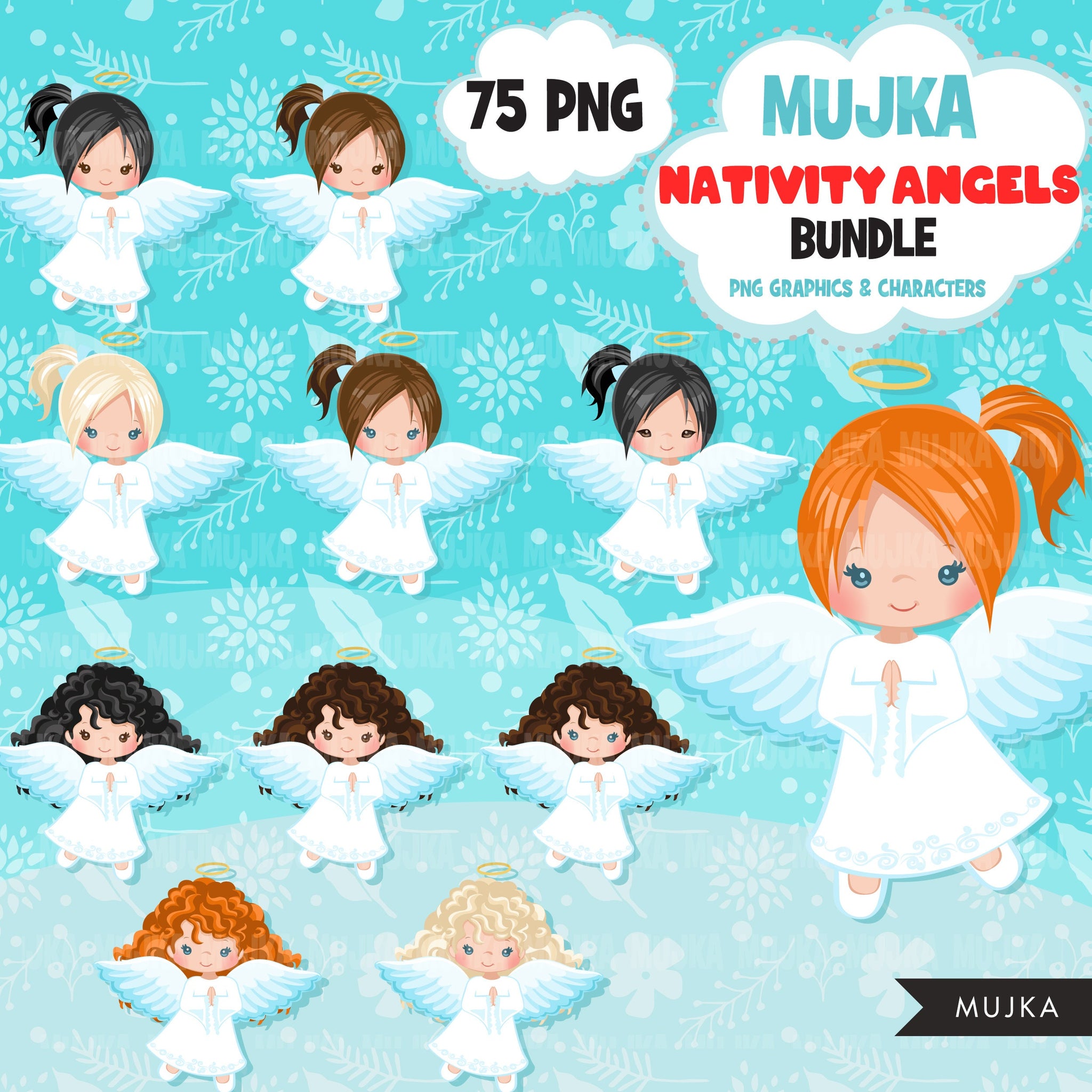 Good And Bad Angels Clipart