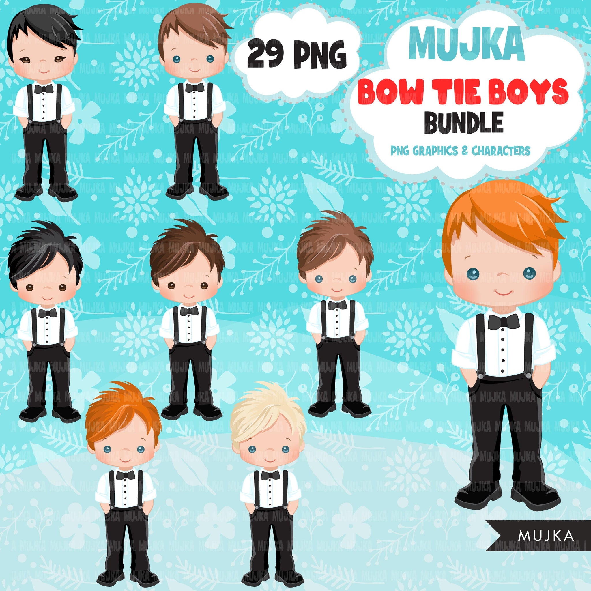 Bow tie PNG, tuxedo png, bow tie kids, bow tie bundle, celebration bundle, boy birthday png, bow tie clipart, formal kids png, black boy png