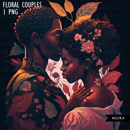 Black couple art, Cute valentine sublimation designs, black couple PNG, bride and groom, Valentines day couple designs, commercial use PNG