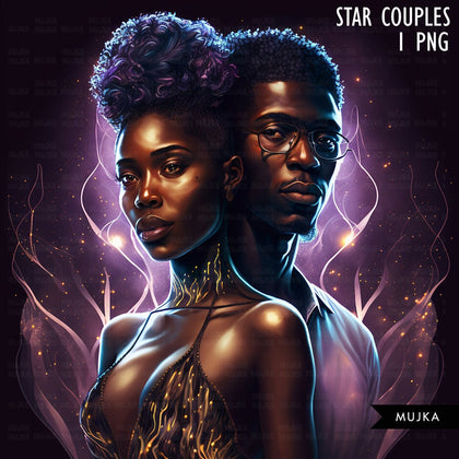 Black couple art, valentine sublimation designs, Black man & woman PNG, Anniversary Gifts, Valentines day couple designs, commercial use PNG