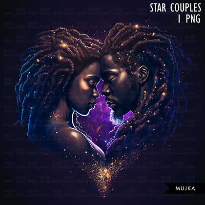 Black couple art, valentine sublimation designs, Black man & woman PNG, Anniversary Gifts, Valentines day couple designs, commercial use PNG