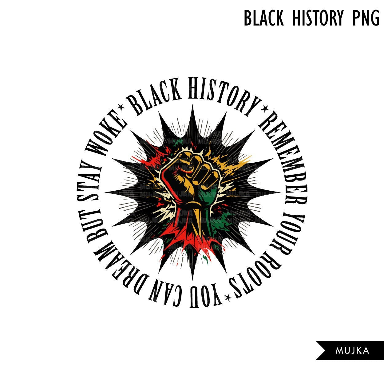 Black History, Black History Month PNG, Black History Fist, sublimation designs, remember your roots, black history clipart, African png