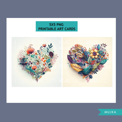 Love cards, printable love stickers, floral prints, floral heart art, love printable, love word clip art, love letters png, valentine card