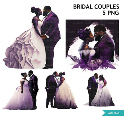 Black couple art, valentine sublimation designs, Black man & woman PNG, Bride and groom gifts, wedding invitation png, commercial use PNG