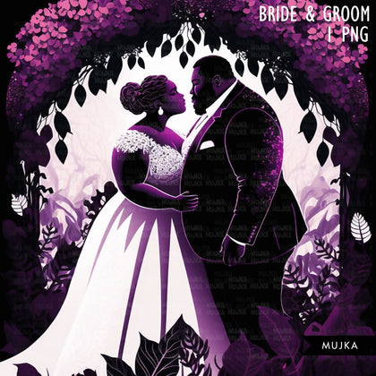 Black couple art, valentine sublimation designs, Black man & woman PNG, Bride and groom gifts, wedding invitation png, commercial use PNG