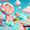 Candy land backgrounds, candy land birthday backdrops, decorations, candy land birthday, candy background, candy land theme, template, png