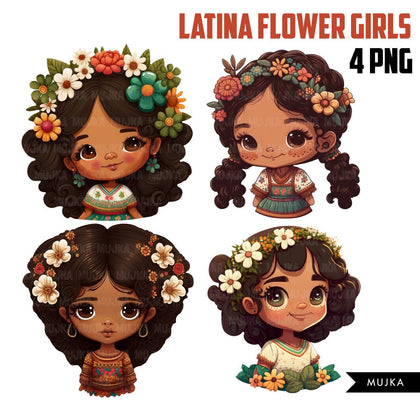 Latina art, Latina png, latina stickers, latina clipart, Hispanic girl png, hispanic art, hispanic girl clipart, cute girl clipart, Mexican, valentine