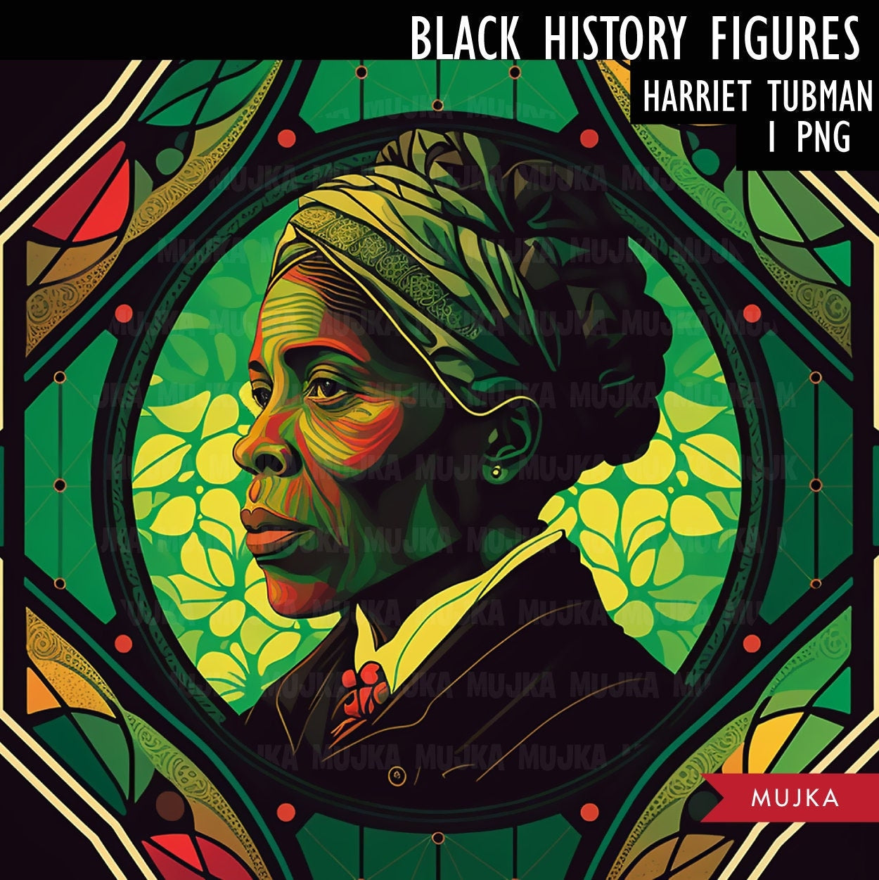 Black History PNG, Harriet Tubman poster, Black History Cards, printable Black History Art, Black History wall art, sublimation design