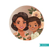 Mothers Day Png, Latina Mother's Day art, Mother and son clipart, chibi png, mom sublimation design, planner stickers, Mommy and me Png