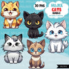 Cats Png, Kitten Png, Pets Clipart Bundle, cute cats clipart, best friends bundle, cute kitty bundle, cat clipart, cat bundle, cute animals