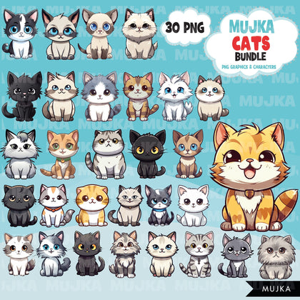 Cats Png, Kitten Png, Pets Clipart Bundle, cute cats clipart, best friends bundle, cute kitty bundle, cat clipart, cat bundle, cute animals