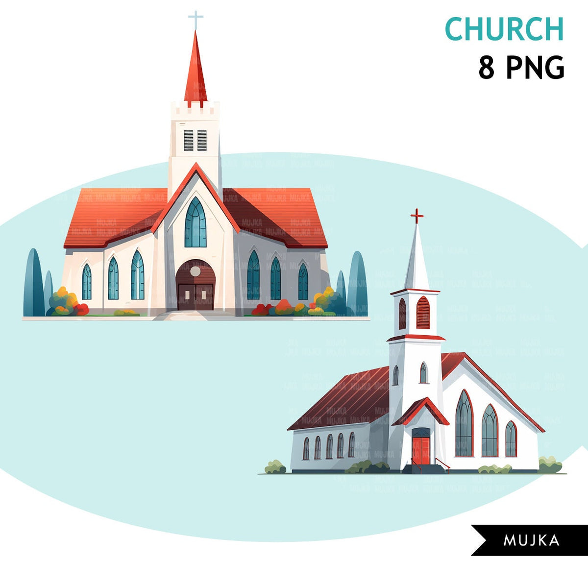 Church PNG Clipart, Christian churches, wedding clipart, Church Bundle ...