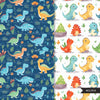 Baby Dino Digital papers, dinosaur seamless patterns, dino printable pattern, digital background, dinosaur png, baby shower background