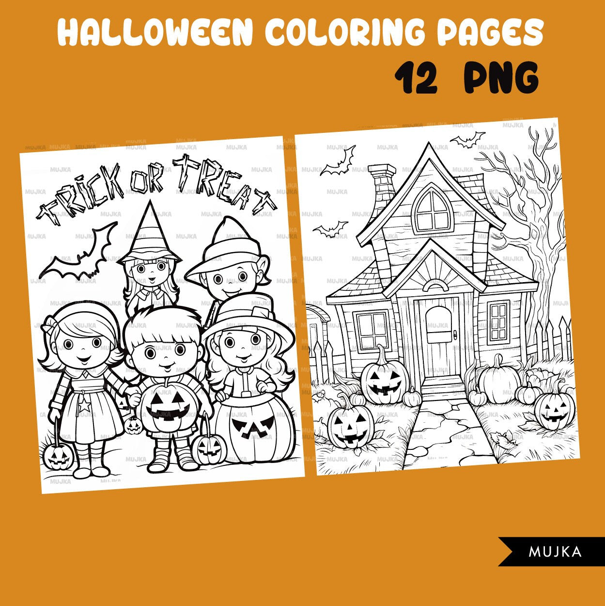 Free & Easy To Print Halloween Coloring Pages