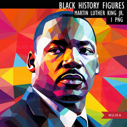 Black History PNG, Martin Luther King poster, Black History Cards, printable Black History Art, Black History wall art, sublimation design