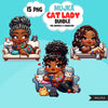 Cat Mom PNG Bundle, Black Cat Lady Clipart, Cute cat Sublimation designs, Chibi Art Illustrations, Digital download, mom planner stickers