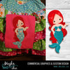 Mermaid Clipart & Under sea girl graphics