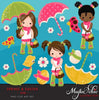 Spring & Easter Cliparts for Girls