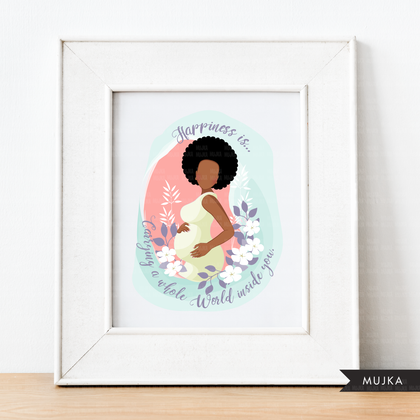 Mothers Day Png, Mother's Day art, Black Mother and daughter clipart,  melanin png, mom sublimation designs, mom stickers, African American